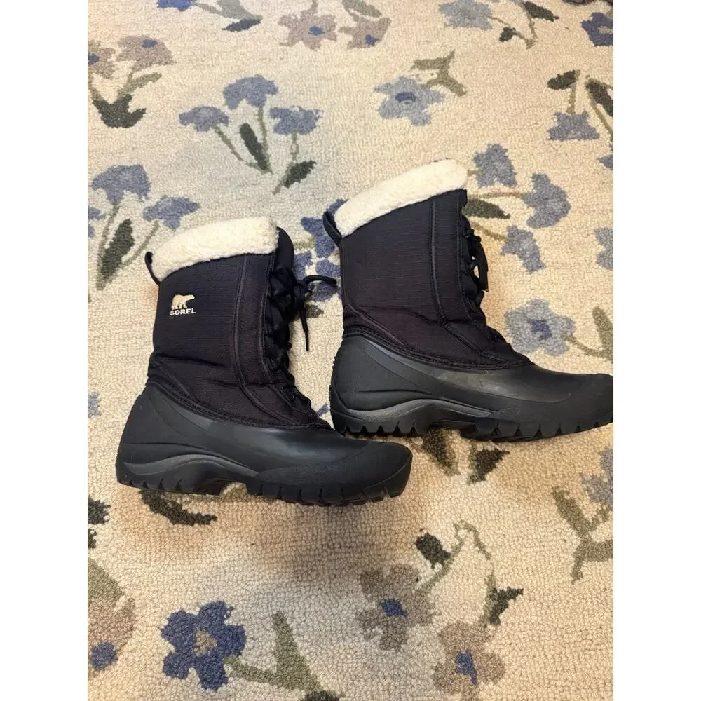 Sorel Women’s Size 7 Winter Boots, Waterproof & Insulated, Excellent